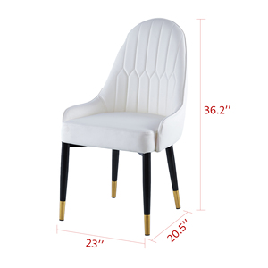 A <strong>Pair</strong> European Style Dinning Room Furniture Cafe Modern White Kitchen <strong>Chairs</strong> <strong>Dining</strong> <strong>Chair</strong> - Product Image 6