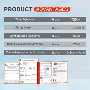 <span class=keywords><strong>Finestra</strong></span> <span class=keywords><strong>a</strong></span> Battente in Alluminio con Telaio Sottile Certificata CE, Antivento e Insonorizzata, con Apertura <span class=keywords><strong>a</strong></span> <span class=keywords><strong>Ribalta</strong></span> - Product Image 6
