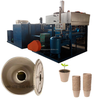 Pots de tourbe biodégradables faisant la machine-Pot de fibre faisant des fournisseurs de machine