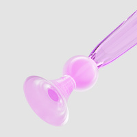 Cepillo de Dientes Mini con Mango de Cristal y Ventosa Inferior de Nuevo Diseño, Cabezal de Cepillo Pequeño para Dientes Sensibles y Ortodoncia