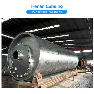 LanNing Pabrik Harga 10T Pabrik Pirolisis Daur Ulang Ban Limbah - Product Image 4