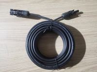 Câble d'extension solaire H1Z2Z2-K DC1500V avec connecteur TUV EN50618 2,5 mm² 4 mm² 6 mm² 10 mm² Câble d'extension PV personnalisé