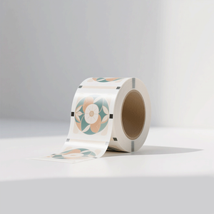 中国工厂定制LOGO凹版印刷食品级优质标签用于瓶膜印刷收缩标签 - Product Image 1