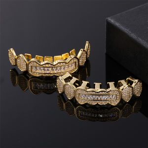 The New Custom Hiphop CZ Fashion Zircon <strong>Denture</strong> 8 Gold <strong>Denture</strong> Luxury <strong>Design</strong> Is Specially Designed for Men As a Gift - Product Image 4