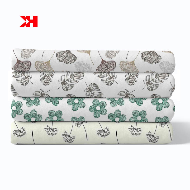 Kahn OEKOTEX-100 Certificated Custom Fabric Printing Wholesale Double Gauze Cotton Pajamas Bamboo Fabric