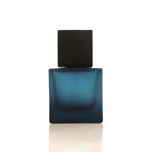 Wholesale Luxury Square 30ml 50ml 100ml Perfume Bottles Spray <b>Glass</b> Empty Box <b>Packaging</b> Pump Cap Refillable Screen Printing - Product Image 2
