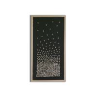 Cadre de boîte d'ombre en plastique de décoration de pierre d'or d'art de mur de roche moderne fait à la main pour la décoration murale de couloir de salon décor à la maison