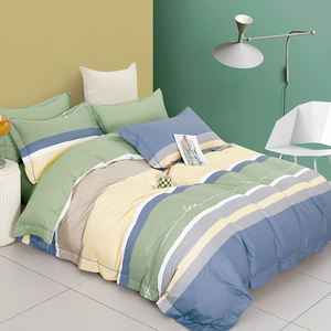 清仓豪华100% 纯棉砂光耐污羽绒被被套床单床上用品套装 - Product Image 1