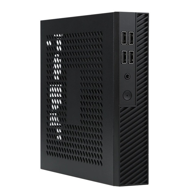 Sktc New Dx01 Half-Height Thin Mini ITX Desktop Mini Case Can Hang Vesa on Its Back