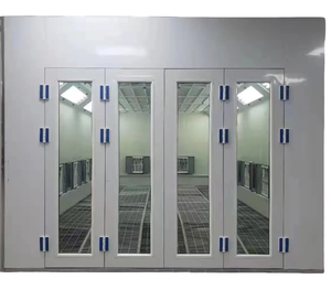 Cabina de Pintura para Automóviles con Calentador Eléctrico de Alta Calidad, Horno de Secado con Quemador Diésel, Certificación CE, Xinyuan XY=X7 24kW, Iluminación LED de Fábrica - Product Image 5