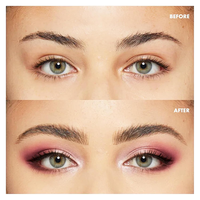 Palette de fards à paupières 15 couleurs, fini mat et scintillant, hautement pigmentée, avec miroir, marque privée