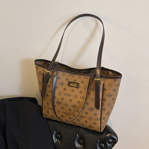 กระเป๋าโท้ทวัสดุ PU ลายเรขาคณิตแฟชั่น กระเป๋าถือแบรนด์ดีไซเนอร์ เหมาะสำหรับโอกาสต่างๆ 20193 - Product Image 3