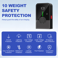 Cargador de Pared TPU de Alta Resistencia con Certificación CE TUV, 7kw, Tipo 2, para Vehículos Eléctricos