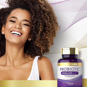 מותג פרטי שאינו GMO ללא גלוטן prebiotics תוסף כמוסה 14 פרוביוטיקה זנים 50 מיליארדים CFU פרוביוטיקה כמוסת גלולות - Product Image 4