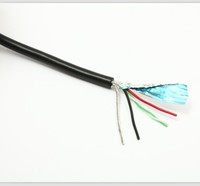 Cable USB 2,0 de alta velocidad AM a AM para computadora y cámara, blindaje trenzado de chaqueta de PVC