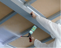 GNS TA88 Mousse de revêtement en polyuréthane en spray, isolation thermique et acoustique pour toiture