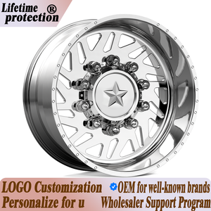 American Force 6H02 <span class=keywords><strong>Siege</strong></span> SD Jantes en alliage forgé Rims17-26Inch jantes de luxe polies et résistantes pour GMC Sierra3500HD - Product Image 1