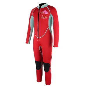 2024 sıcak satmak özelleştirilmiş 3mm çocuk neopren kumaş tam uzun kollu dalgıç kıyafeti dalış elbisesi çocuk Boys için Wetsuit