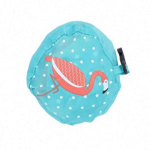 Sac fourre-tout pliable en tissu personnalisé de 38 cm, motif animal mignon, réutilisable, portable, pour courses, supermarché - Product Image 2