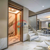 En İyi Fiyat 1-6 Katlı Ev Tipi Asansör İç Mekan Dış Mekan Ev Asansörü Villa Platform Asansörü Satılık