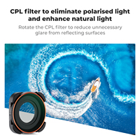 Filtre polarisant à densité neutre K&F Concept CPL ND8 ND16 ND32 ND64 ND1000 pour GoPro Hero 13/12/11/10/9, ensemble de filtres ND CPL