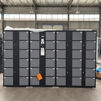 Casiers intelligents personnalisés en usine avec reconnaissance faciale et empreintes digitales, adaptés aux supermarchés et aux centres commerciaux