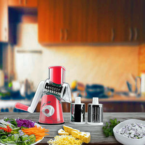 Trituradora de verduras y zanahorias para patatas, ralladores redondos de acero inoxidable múltiples manuales y rallador de frutas - Product Image 6