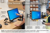 PC Industrial Todo en Uno con Pantalla Táctil, Windows 10, Intel, Pantalla Capacitiva de 21.5 Pulgadas, para Punto de Venta, Minoristas, Almacenes y Kioscos