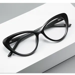 定制标志清晰视觉猫形眼镜名牌Tr90框架光学眼镜防蓝光阻挡眼镜