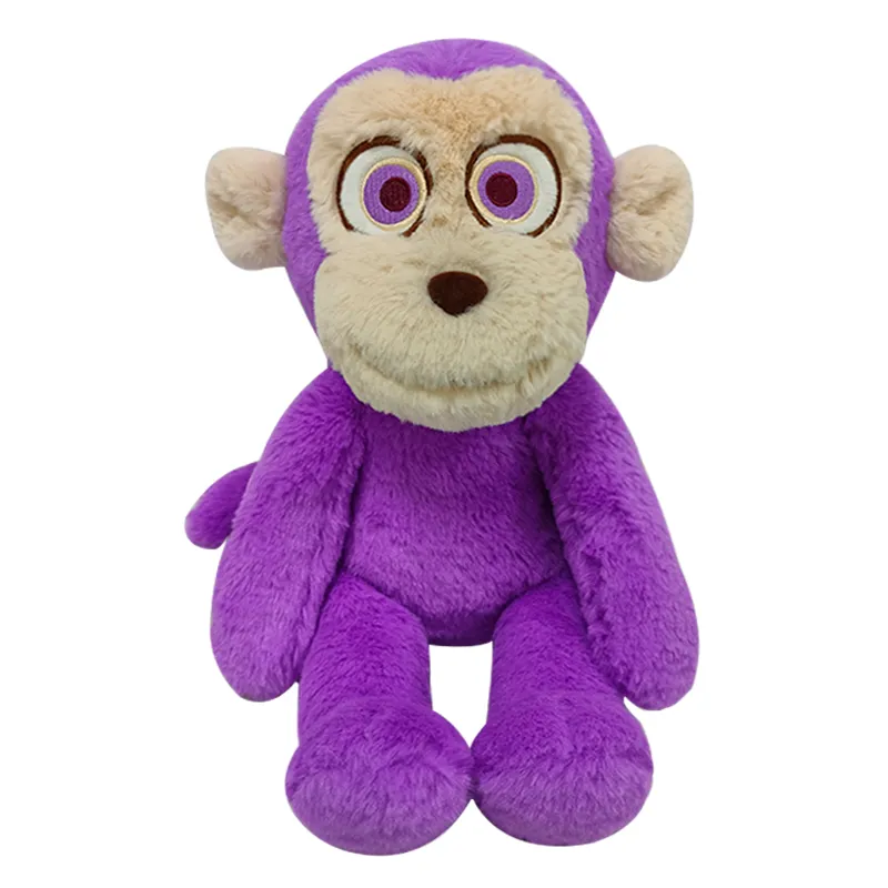 भरवां कस्टम आलीशान बंदर खिलौने स्टफिंग पशु पालतू खिलौने थोक विक्रेता सॉफ्ट बेबी एनीमे कस्टम आलीशान गुड़िया कस्टम आलीशान खिलौने