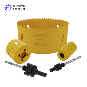 Mata Bor Lubang Bi-Metal M3 14 hingga 210mm, Mata Bor Inti HSS Pembuka Lubang untuk Lembaran Logam Baja Tahan Karat Kayu Plastik - Product Image 1