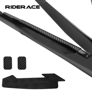 RIDERACE Autocollants de <span class=keywords><strong>protection</strong></span> de chaîne de vélo Amovible MTB Road Bike Chain Protector Frame Chain Pad Down Tube Anti-Scratch - Product Image 1