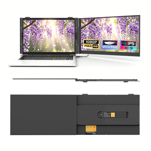 Monitor de Pantalla Dual S8 para Contadores y Abogados, Extensor de Pantalla Portátil de 14 Pulgadas FHD IPS para Laptop, Visualización Multi-Ventana - Product Image 1