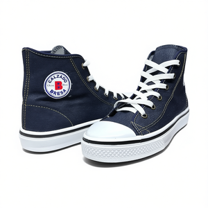 Sneakers alte Bresa Canvas 870 con lacci, stile urbano, scarpe casual da uomo, punta tonda, per tutte le stagioni - Product Image 1