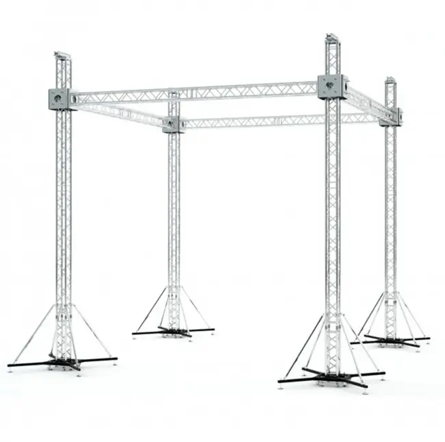 outdoor sound and lights truss display