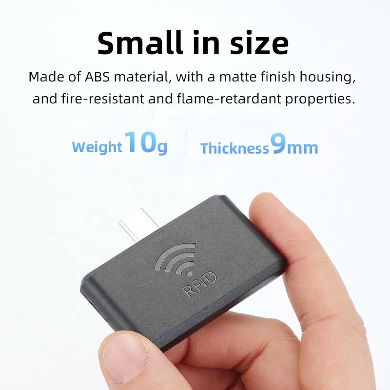 ORANGLES WYUAN 860-960mhz UHF RFID Card Reader Writer Android IOS Mobile Phone OTG Portable ISO18000-6C Reader USB Type-C Plug and Play - full product showcase - displaying specifications - Image 5 of 6 | adapts to any space | WYUAN 860-960mhz UHF RFID Card Reader Writer Android IOS Mobile Phone OTG Portable ISO18000-6C Reader USB Type-C Plug and Play deal New Jersey | Free Shipping ORANGLES