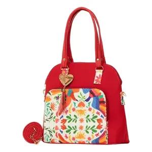 Bolso Tote de Yute Rojo para Mujer Fana Elora, la Mejor Idea de Regalo - Product Image 4