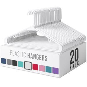 Perchas Clásicas Económicas Antideslizantes para Ropa, de Uso en Seco y Húmedo, que No Dejan Marcas - Product Image 1