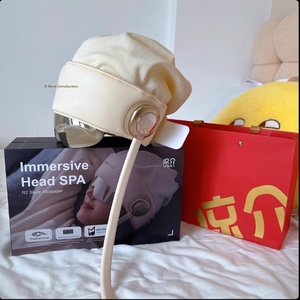 Casque de <span class=keywords><strong>massage</strong></span> pour la tête et les yeux avec <span class=keywords><strong>massage</strong></span> du cuir chevelu et des vertèbres cervicales, alimenté par USB, cadeau transfrontalier - Product Image 3