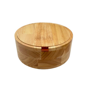 Solid Wood <b>Makeup</b> <b>Box</b> With Mirror Large Capacity Dressing Organizer Jewelry Storage - Product Image 4