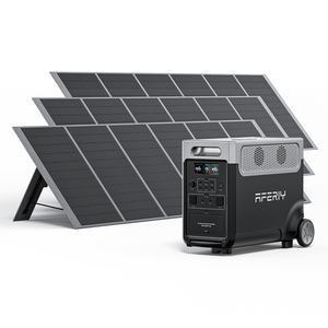 Outdoor <b>Camping</b> Portable Power Station with 3pcs 400w Solar 3600w Portable Power Station 3840Wh Capacity Power <b>Generator</b> - Product Image 1