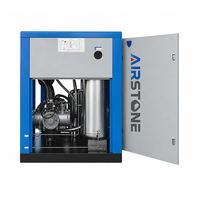 Compresor de Aire Portátil Airstone de 22KW 30HP con Motor de Imán Permanente, Inversor, Sin Aceite, Refrigerado por Agua, 8 bar, para la Industria Alimentaria y Farmacéutica