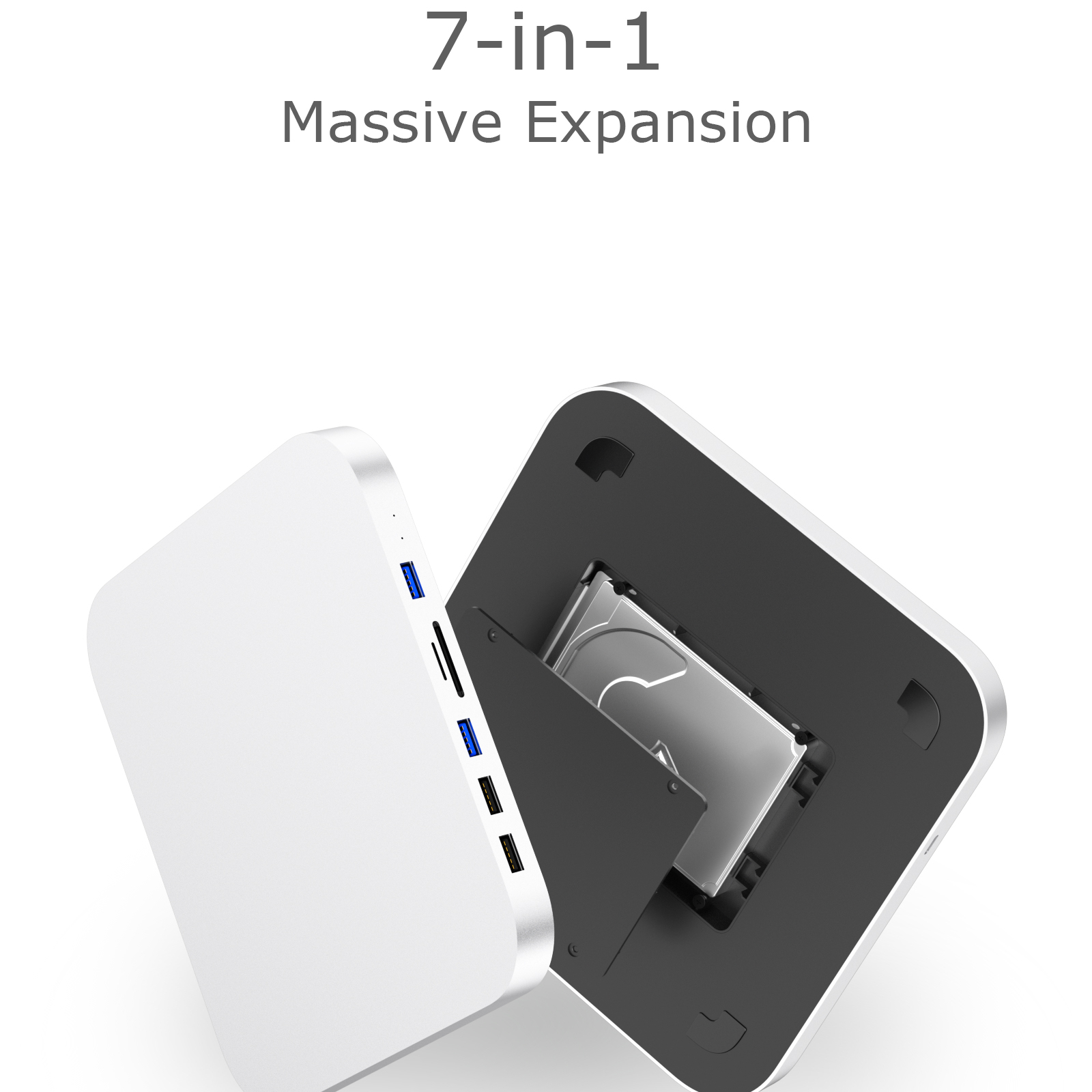 Apple Mac mini M1 シルバー M1/M2シルバーマックミニドックM1 SsdエンクロージャApple 2.5 HDD USB