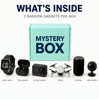 Kotak Hadiah Misteri Natal Premium Acak 2 Elektronik Smart Watch TWS Earbuds Kamera Aksi Hadiah Kejutan Keluarga