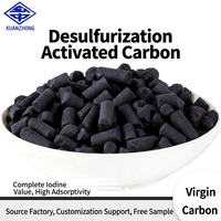 Charbon actif colonnaire à base de charbon pour le traitement des gaz et eaux usées, filtre de purification de l'eau à haute pureté