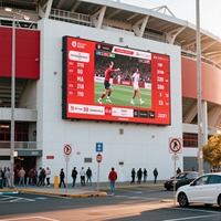 Usine polychrome Offre Spéciale d'écran d'affichage de la publicité de P10 LED fixe avec l'intense luminosité pour la tension 5V d'utilisation de magasin de détail