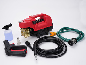 Asy para enjuagar el coche, bomba de lavado de alta presión con patrón de salpicaduras, potencia nominal de 1800W - Product Image 3