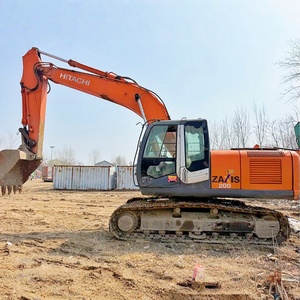 Excavatrice sur chenilles d'occasion HITACHI ZX200-3 de 20 tonnes avec moteur Isuzu et système PLC certifié, à vendre - Product Image 2