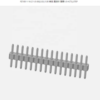 Connecteur mâle en laiton avec boîtier en nylon pour carte PCB, connecteur à broches, pas de 1,0 mm, 1x16 broches, 2 broches, indice de protection IP67, 25A 230V