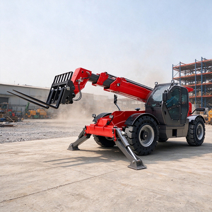 Chariot télescopique de 13,8 m, 4000 kg, avec benne, niveleuse et balayeuse en option, pour la réparation des ponts et l'entretien routier - Product Image 4
